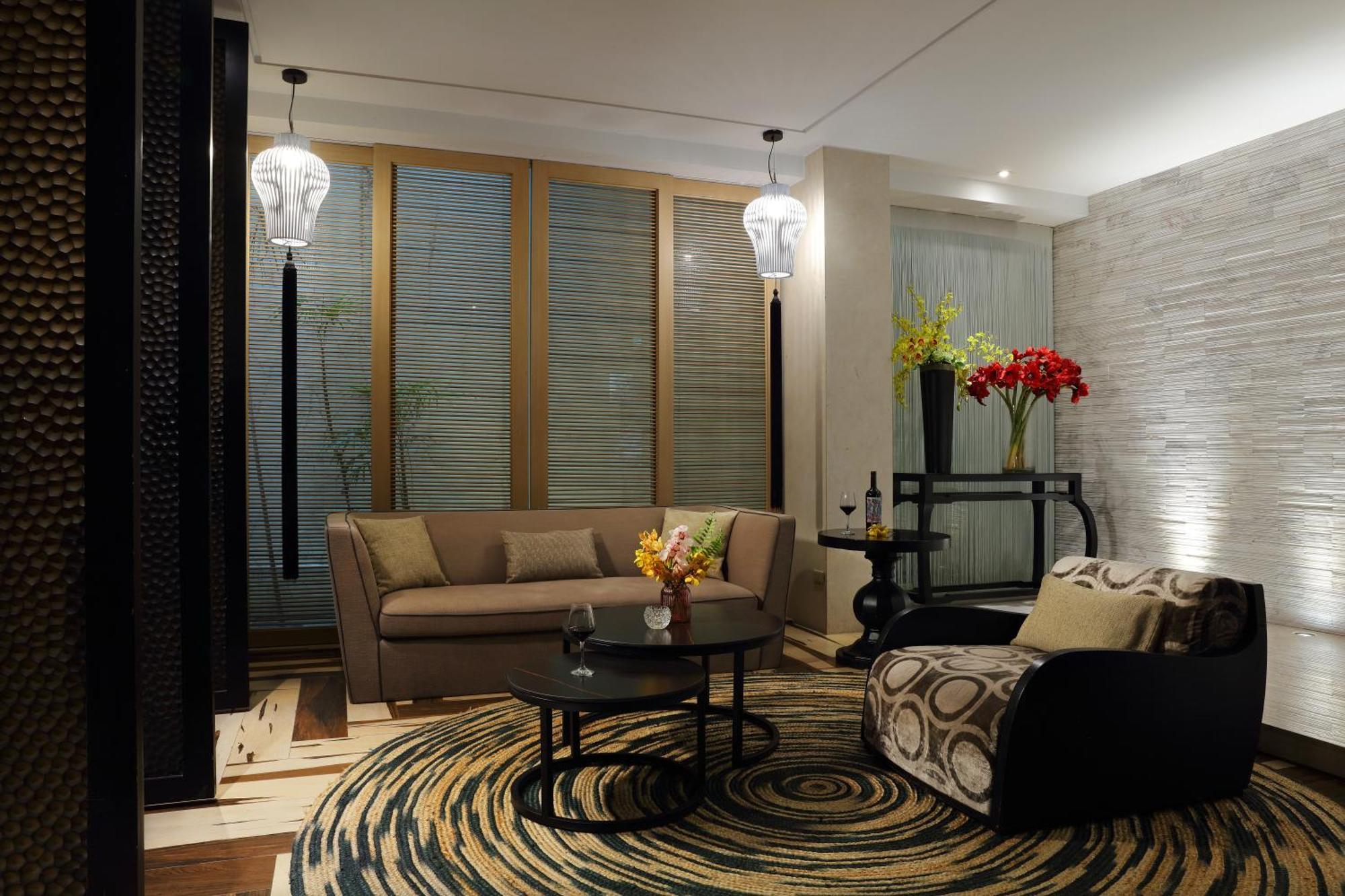 Mulan Motel Taichung Bagian luar foto